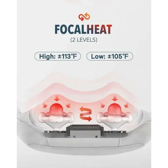 NAIPO OCUDDLE™ SHOULDER MASSAGER WITH ADJUSTABLE HEAT AND STRAPS NEW - Picture 2 of 3